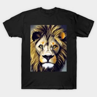 LIon Face Art T-Shirt